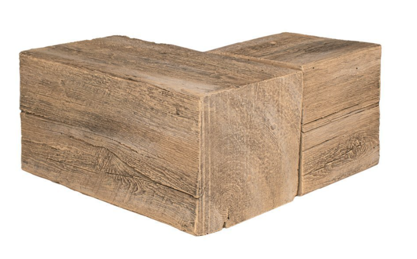 Lexington Hearth Corner Mantel for Grist Mill Non-Combustible Mantel Shelves