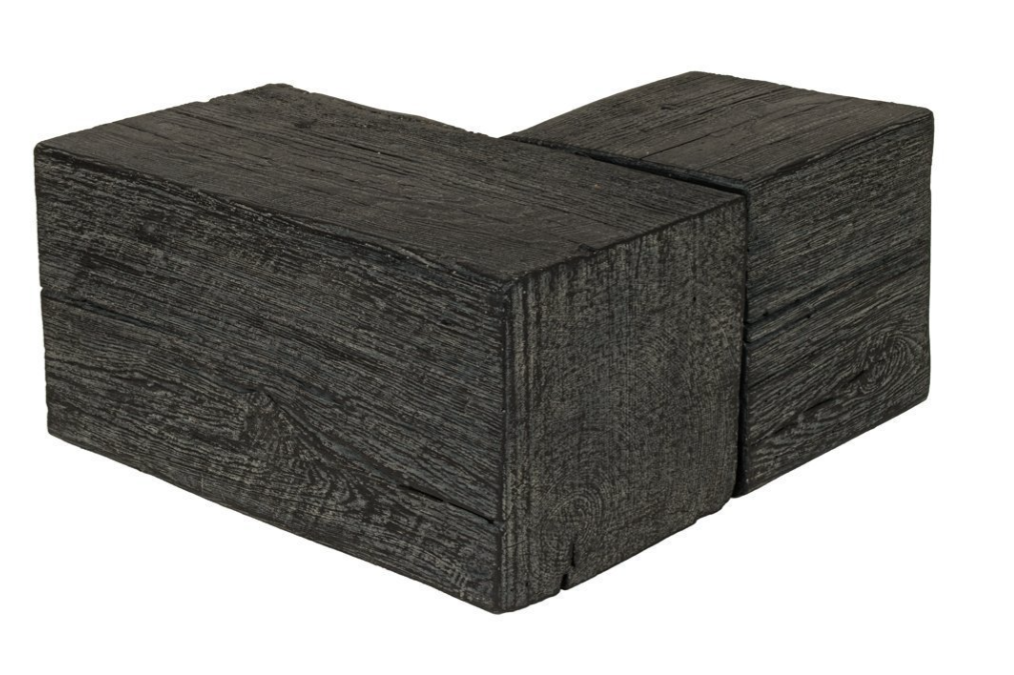 Lexington Hearth Corner Mantel for Grist Mill Non-Combustible Mantel Shelves