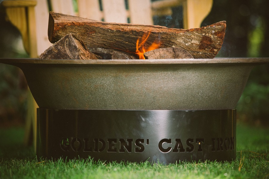 Goldens Cast Iron Universal Laser Cut Fire Pit Stand
