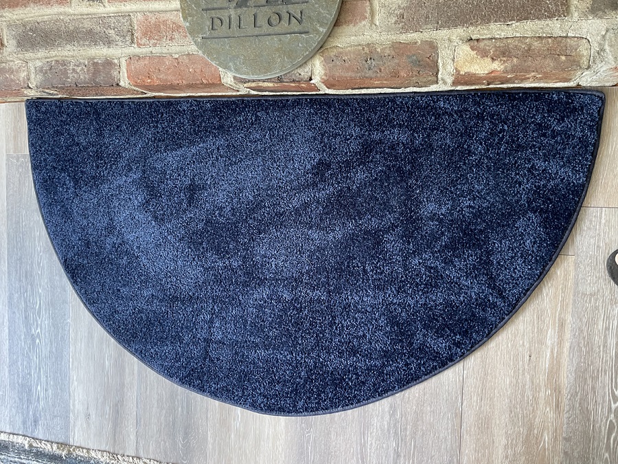 Goods of the Woods 48 x 27 Inch Polyester Flame Half Round Hearth Rug