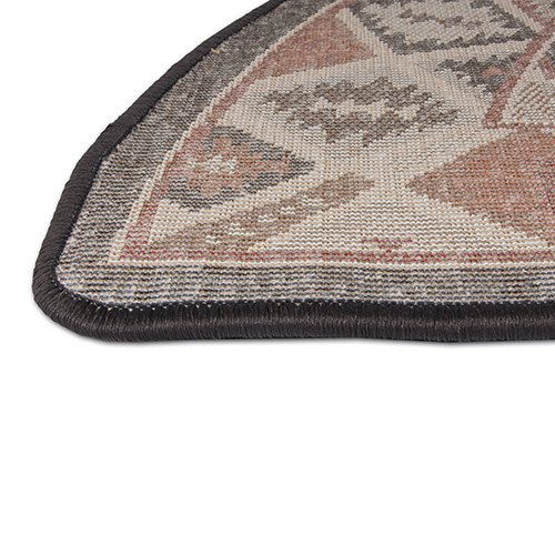 Goods of the Woods Southwest Pattern Half Round Olefin Hearth Rug