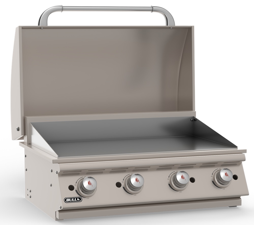 Bull Outdoors 30 Inch Professional-Grade Stainless Steel Drop-In Gas Griddle