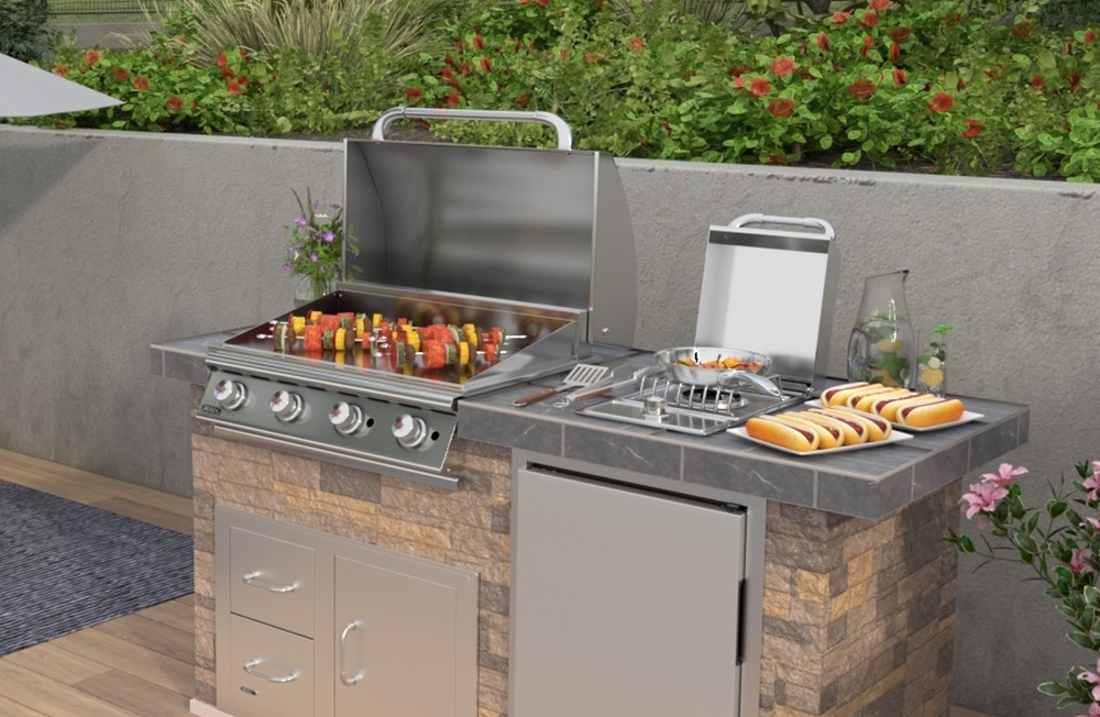 Bull Outdoors 30 Inch Professional-Grade Stainless Steel Drop-In Gas Griddle
