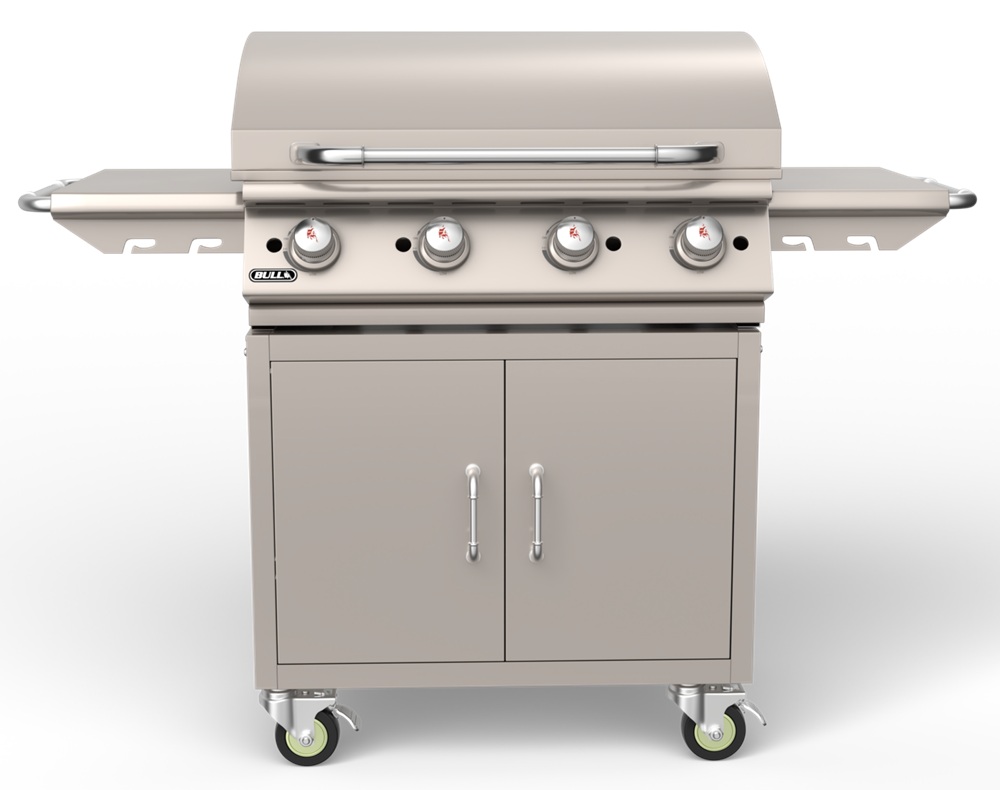 Bull Outdoors 30 Inch Outdoor Gas Griddle with Cart