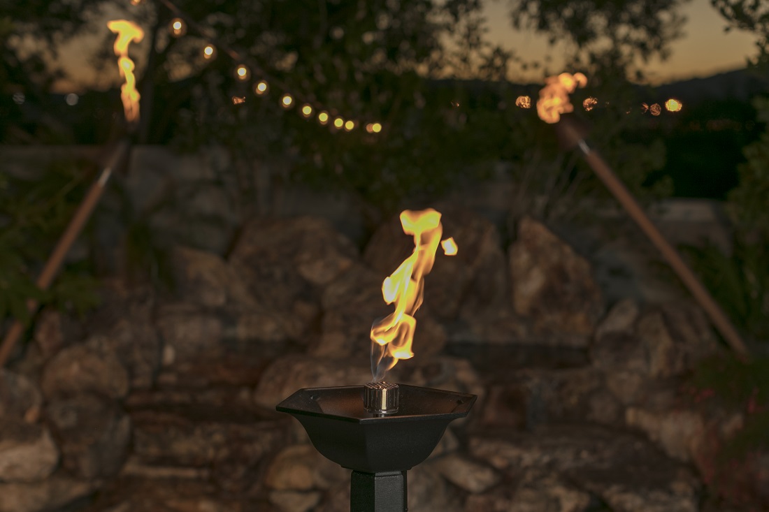 Fire By Design Gulf Automated Gas Tiki Torch Head