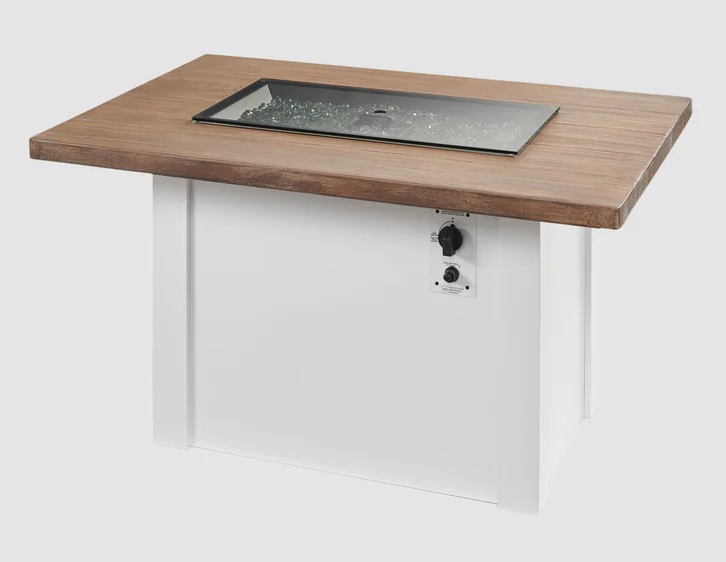 Outdoor Greatroom Company 44 Inch Havenwood Rectangular Gas Fire Table - Manual