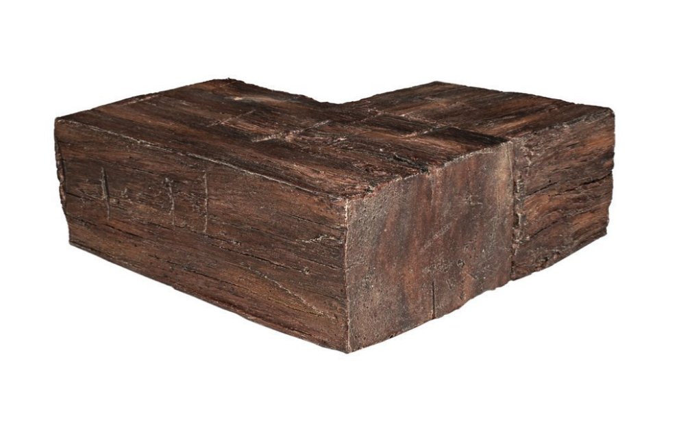 Lexington Hearth Corner Mantel for Hayloft Beam Non-Combustible Mantel Shelves