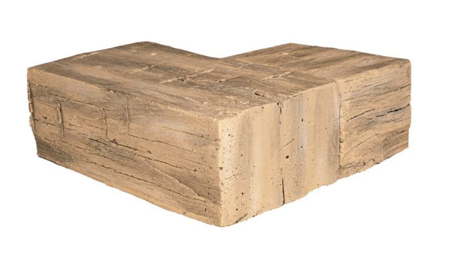 Lexington Hearth Corner Mantel for Hayloft Beam Non-Combustible Mantel Shelves