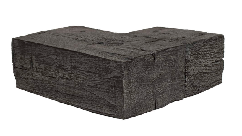 Lexington Hearth Corner Mantel for Hayloft Beam Non-Combustible Mantel Shelves