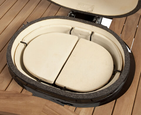 Primo Heat Deflector Plates for XXL Oval Charcoal Grill