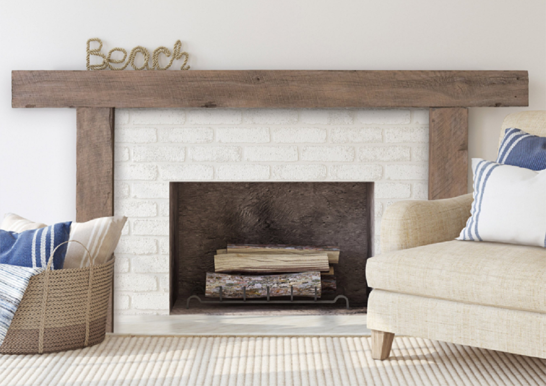 Lexington Hearth Hitching Post 3-Piece Fireplace Mantel Surround