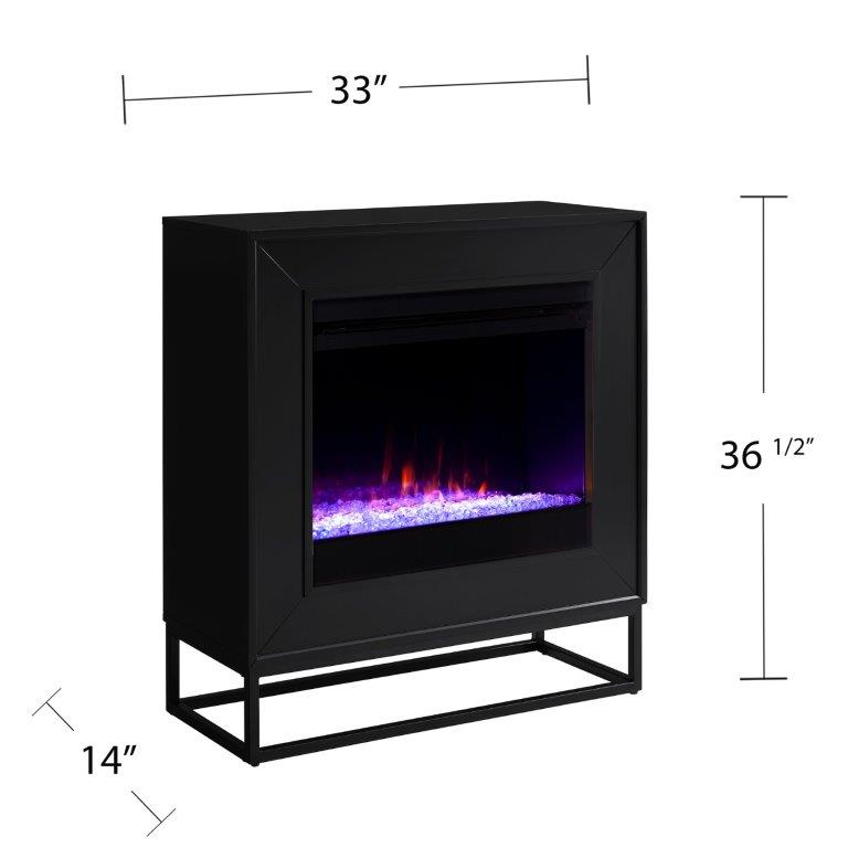 Holly & Martin 33 Inch Frescan Color Changing Electric Fireplace