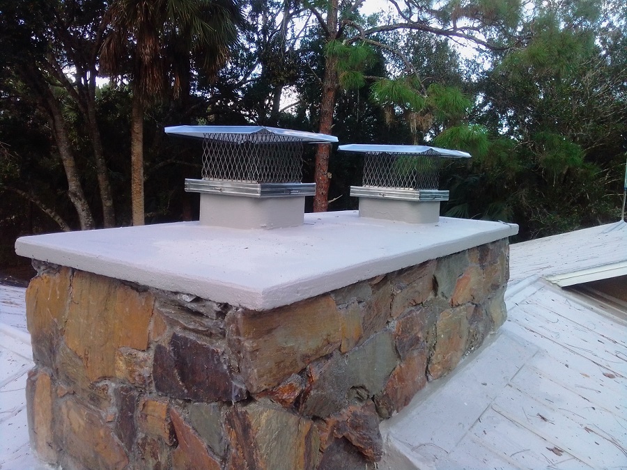 HomeSaver Pro 12 in. x 12 in. Base Single-Flue Stainless Steel Chimney Cap