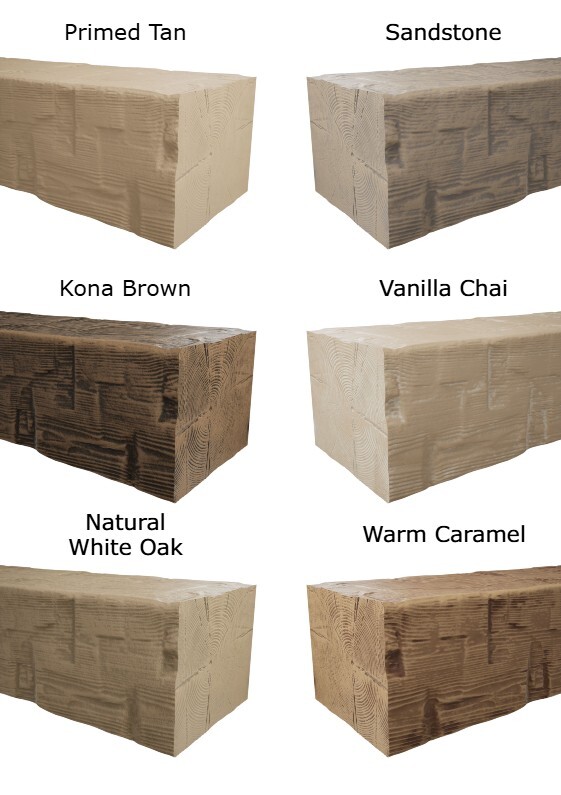 Ekena Millwork 60 Inch Heritage Timber Rustic Sawn Faux Wood Fireplace Mantel - 8 Inch Depth