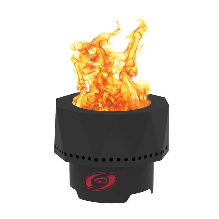 Blue Sky NHL Carolina Hurricanes Smokeless Steel Portable Wood Burning Fire Pit