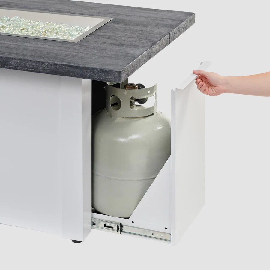 Outdoor Greatroom Company 62 Inch Havenwood Linear Gas Fire Table - DSI