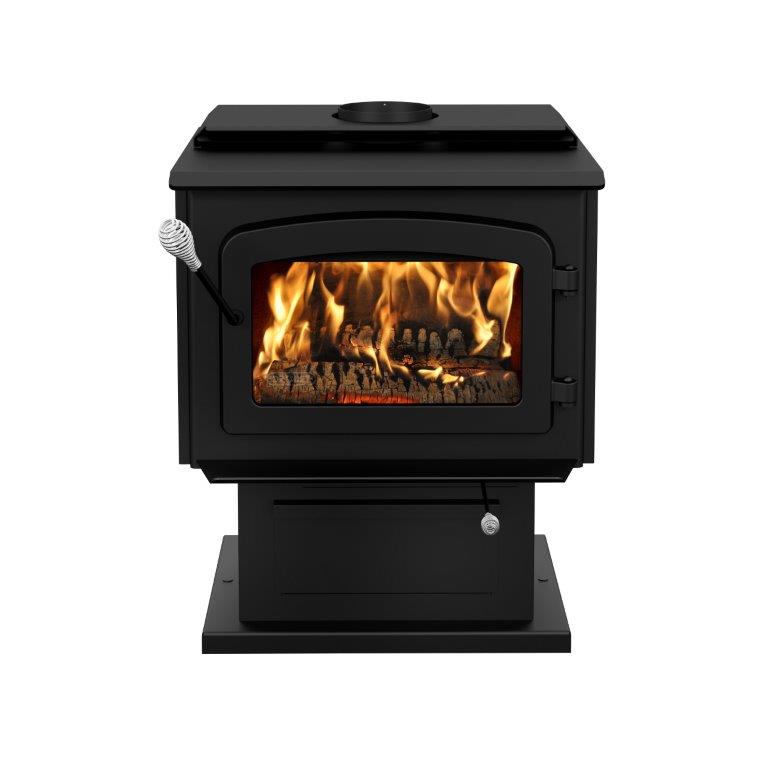 Drolet Escape 1800 Wood Burning Stove with Pedestal