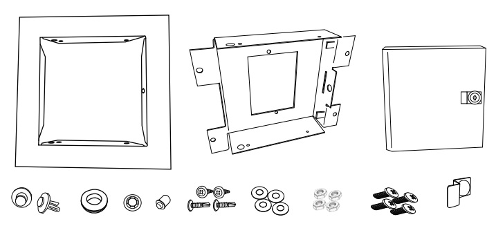 TrueFlame Locking Cabinet Mounting Bracket for E-Stop Gas Shutoff Timer