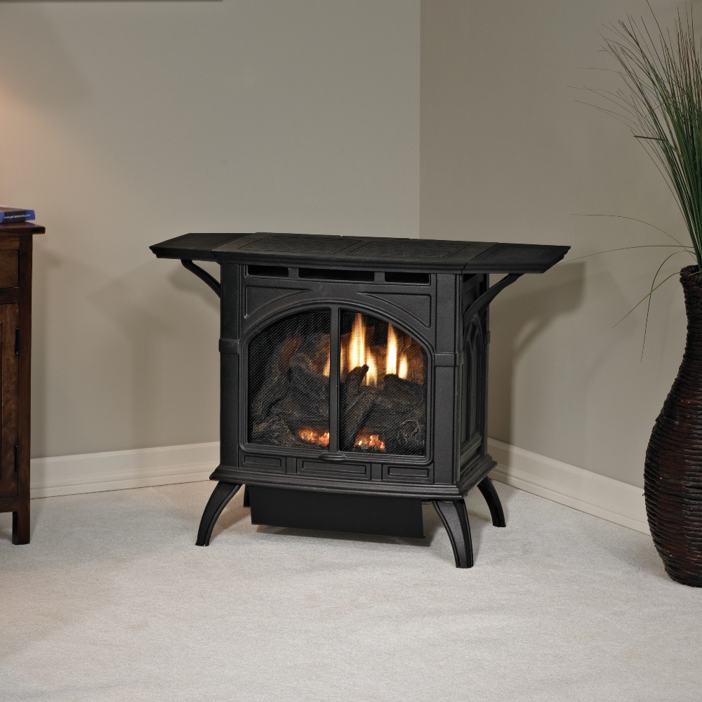 Empire 28 Inch Vent-Free Medium Cast Iron Heating Stove - Millivolt