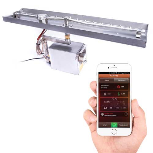 HPC 49 Inch Torpedo Trough Burner and Interlink Insert with Bluetooth Connectivity - IPI
