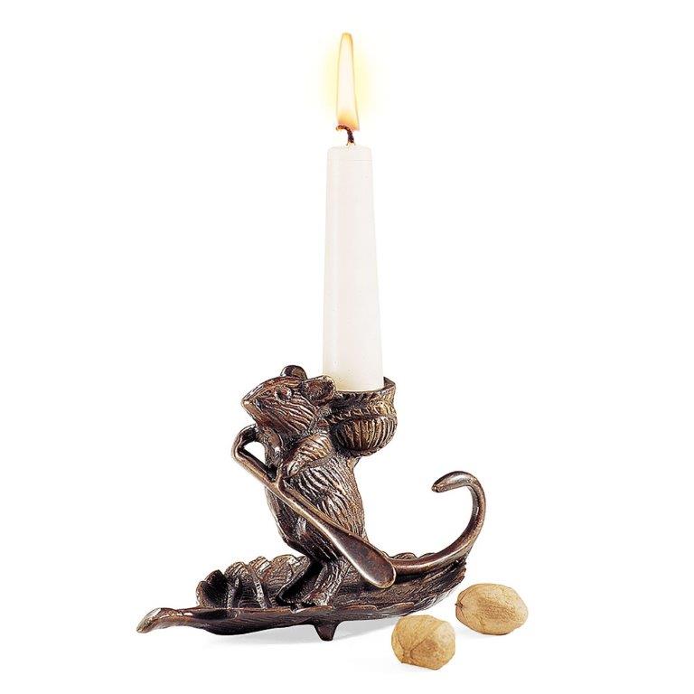 Minuteman Intrepid Mouse Candleholder