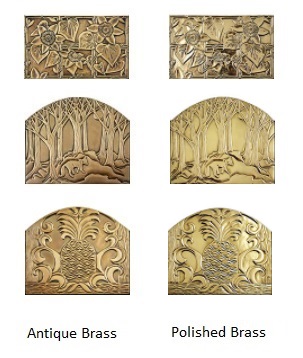 Minuteman Emblem Flat Fireplace Screen