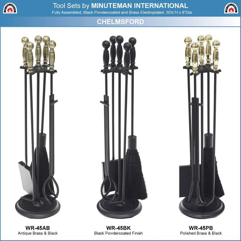 Minuteman Chelmsford Fireplace Tool Set