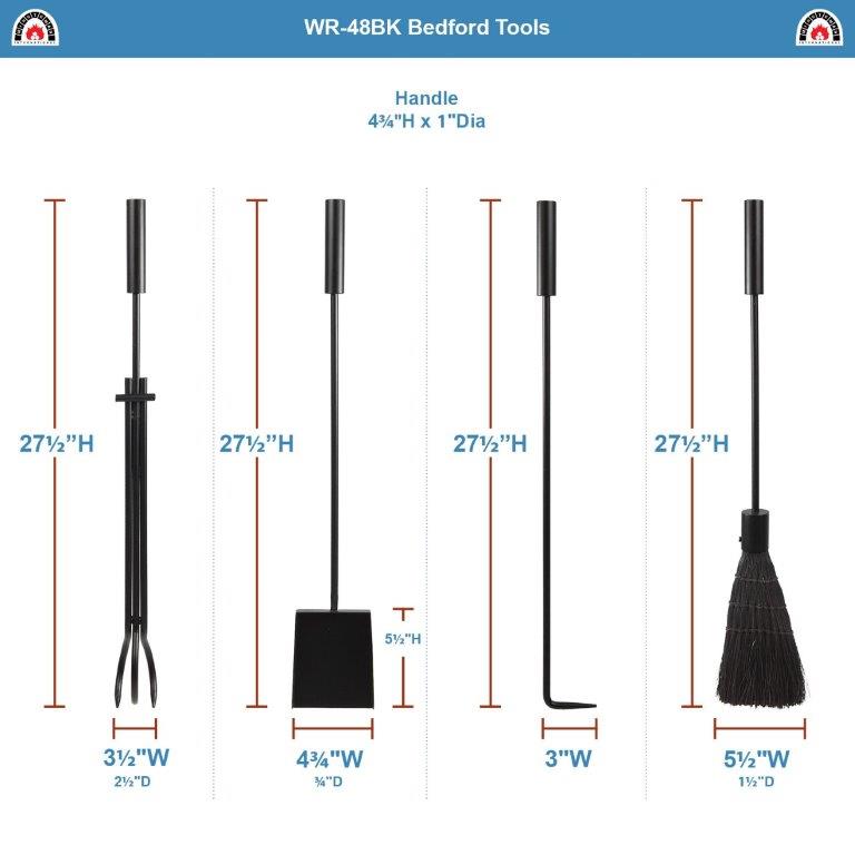 Minuteman Bedford Fireplace Tool Set