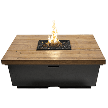 American Fyre Designs Contempo Square Gas Firetable