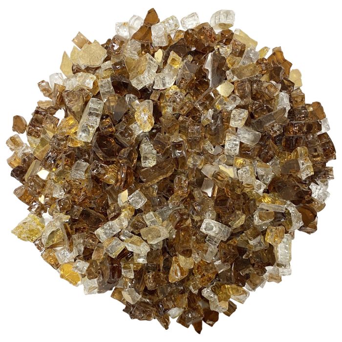 American Fireglass 1/4 Inch Reflective Fire Glass - 50 lb.