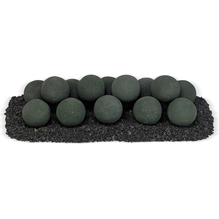 American Fireglass 24 Inch Lite Stone Ball Set