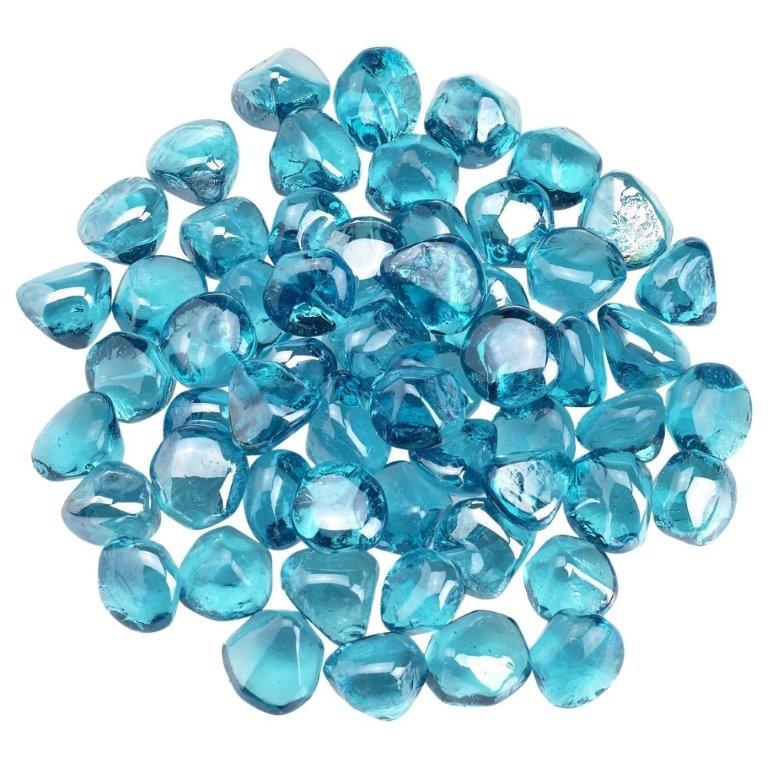 American Fireglass Luster Zircon Fire Glass - 30 lb Jar