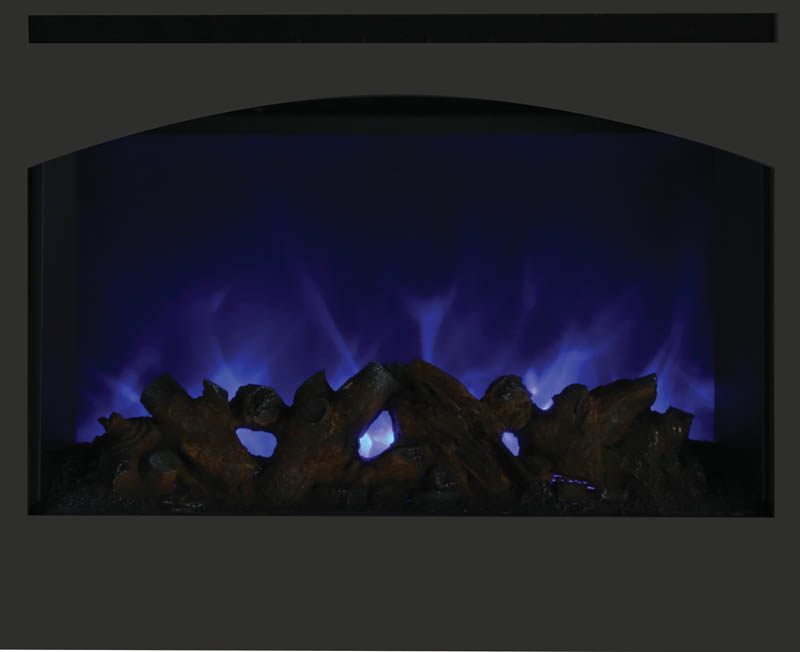Amantii Arch Steel Surround for ZECL-31-3228-STL Electric Fireplaces