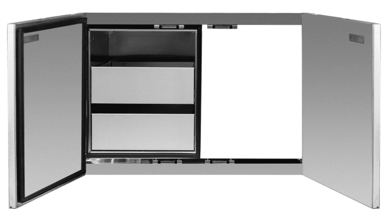 American Made Grills 36 Inch Two Drawer Dry Storage Pantry and Access Door