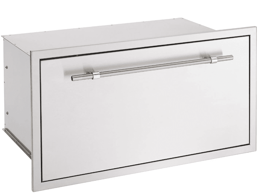 American Made Grills 36 x 20 Inch Large Storage Drawer with Encore and Muscle Handles