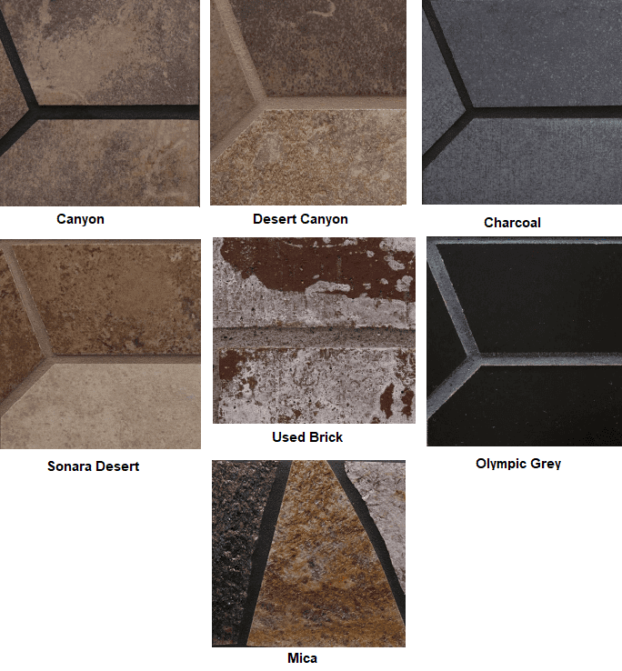American Panel Hearth Classic 40 x 40 Classic Edge Type 2 Corner Hearth Board