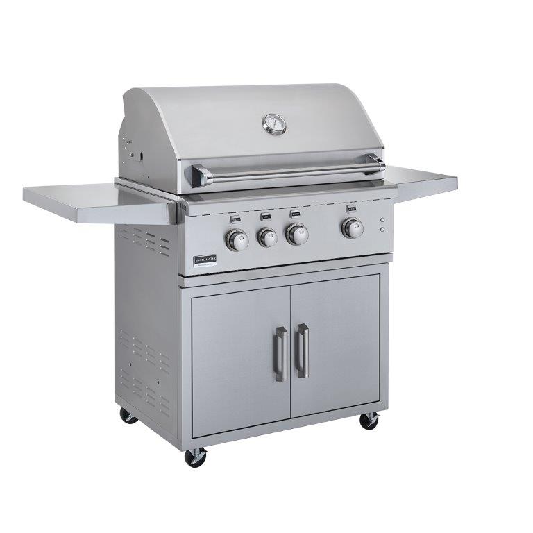Broilmaster 34" Stainless Steel Cart for Cart-Mounted Stainless Gas Grills