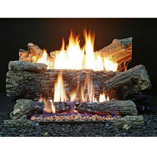 Buck Stove EV100 Oak Vent Free Propane Gas Logs
