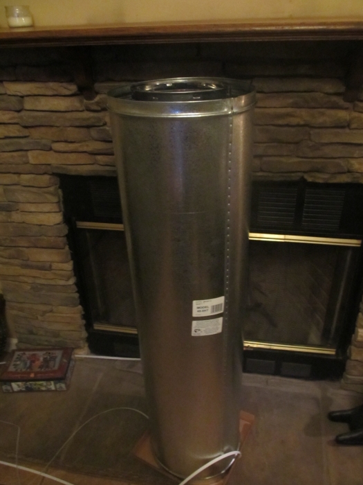 Superior 8HT 8-Inch Inner Diameter High Temp Chimney Venting Pipe for IHP/Superior Woodburning Fireplaces - 48 Inch Length