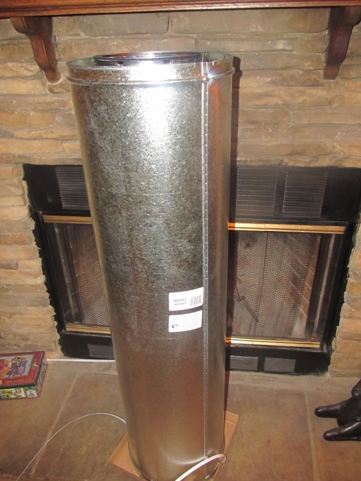 Superior 8HT 8-Inch Inner Diameter High Temp Chimney Venting Pipe for IHP/Superior Woodburning Fireplaces - 48 Inch Length