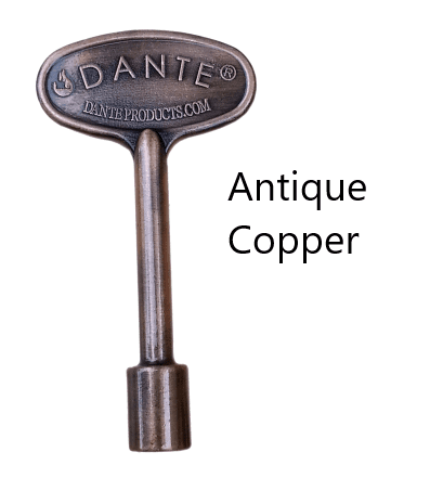 Dante 8 Inch Universal Gas Valve Key - Poly Bagged