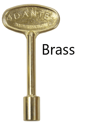 Dante 3 Inch Universal Gas Valve Key - Carded