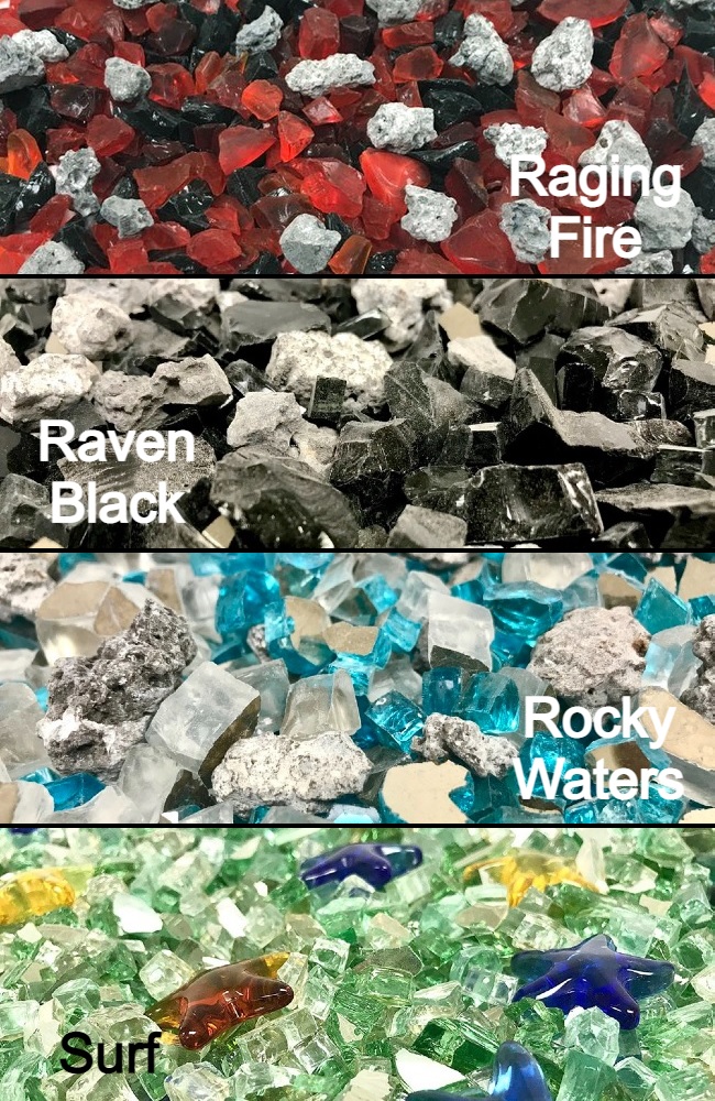 Enhance A Fire Kaleidoscope Fire Glass - 5 Pounds