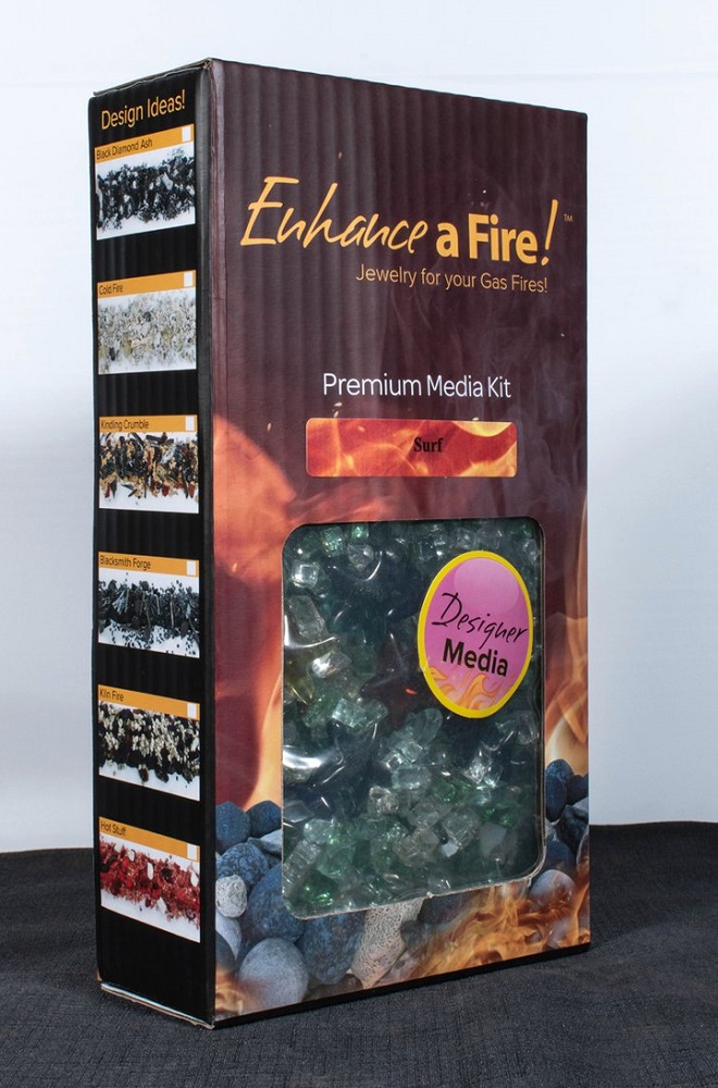 Enhance A Fire Kaleidoscope Fire Glass - 5 Pounds