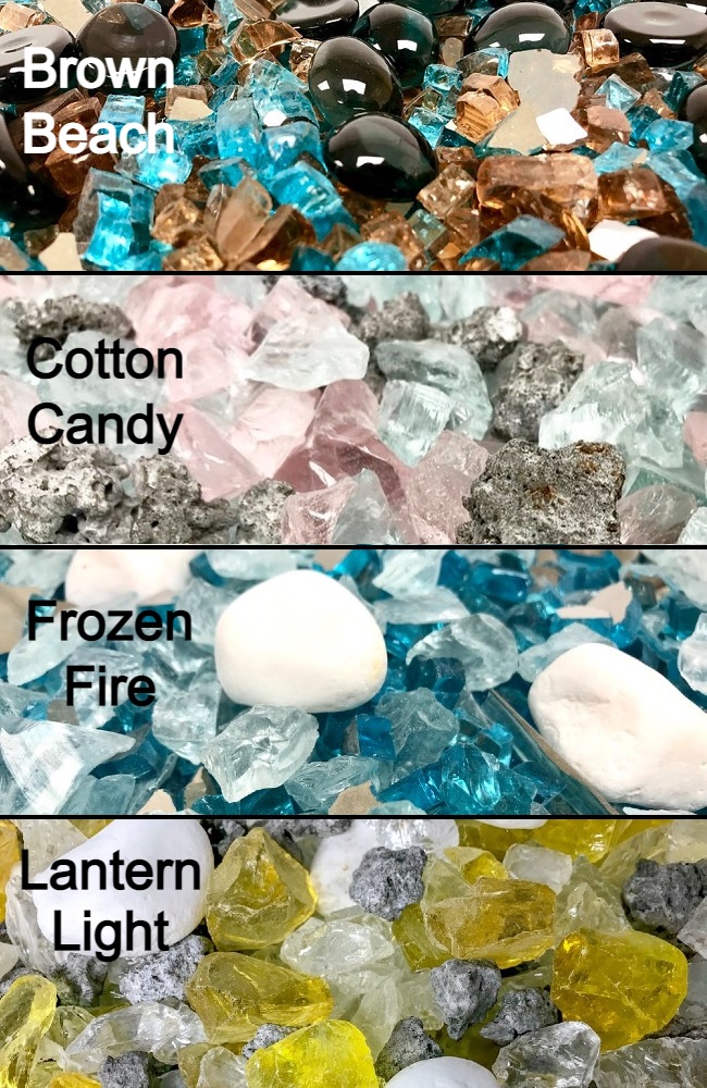 Enhance A Fire Kaleidoscope Fire Glass - 5 Pounds