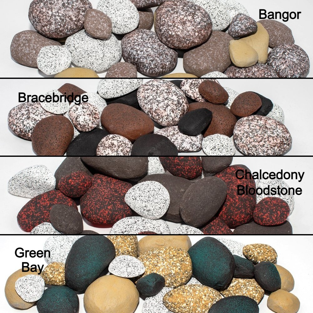 Enhance A Fire Luxury Series Gas Fireplace and Fire Pit Stones
