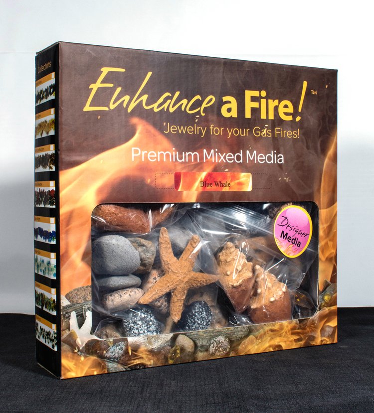 Enhance A Fire Nautical Luxury Mixed Media Fireplace Jewelry Set