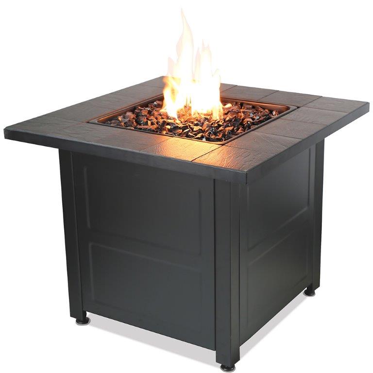 Endless Summer Stamped Tile Propane Fire Table
