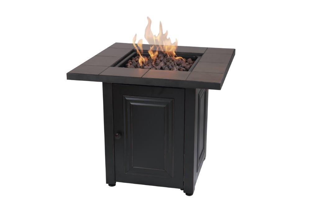 Endless Summer Vanderbilt Propane Fire Pit with Ceramic Tile Mantel