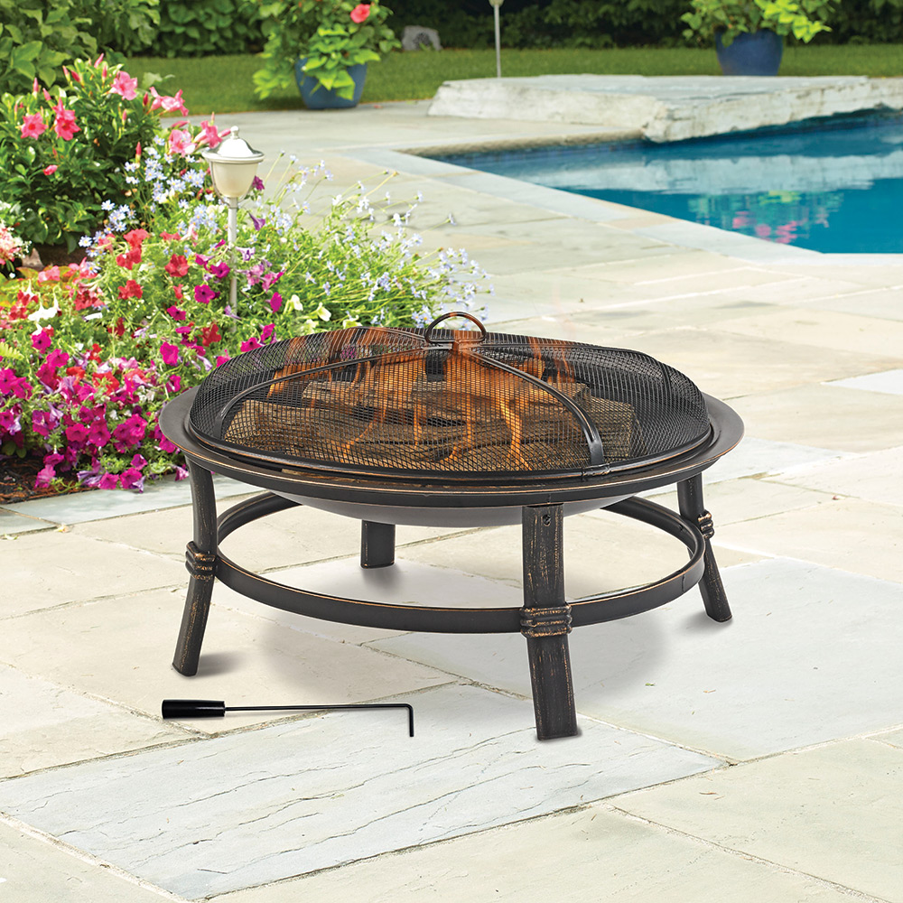 Endless Summer 29" Brushed Copper Fire Bowl